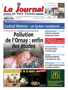 Le Journal Du Pays Yonnais N°958 du 07 mars 2019 à télécharger sur iPad