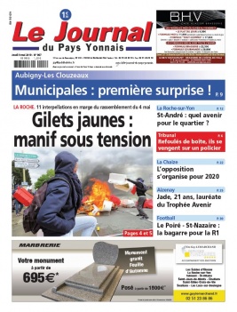 Le Journal Du Pays Yonnais N°967 du 09 mai 2019 à télécharger sur iPad