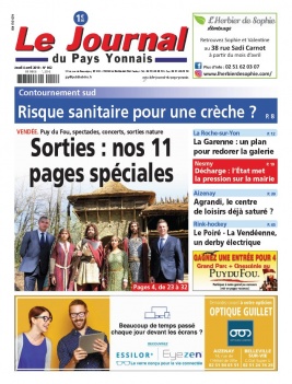 Le Journal Du Pays Yonnais N°962 du 04 avril 2019 à télécharger sur iPad