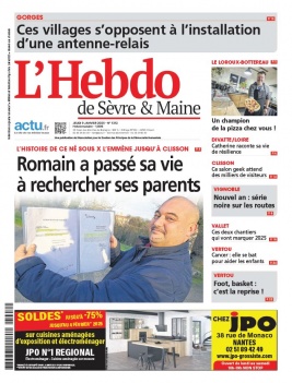 Lisez L'Hebdo de Sèvre & Maine du 09 janvier 2025 sur ePresse.fr