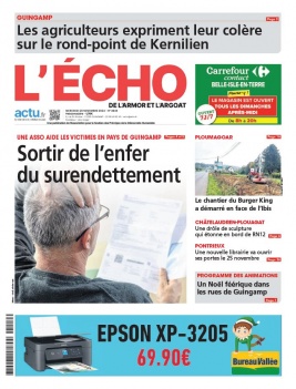 Lisez L'Echo de l'Armor et de l'Argoat du 20 novembre 2024 sur ePresse.fr