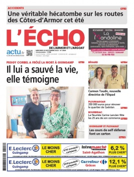 Lisez L'Echo de l'Armor et de l'Argoat du 20 septembre 2023 sur ePresse.fr