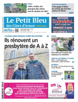 Lisez Le Petit Bleu du 18 avril 2024 sur ePresse.fr