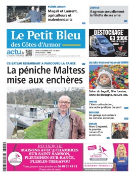 Lisez Le Petit Bleu du 22 février 2024 sur ePresse.fr