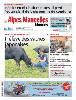 Lisez Les Alpes Mancelles du 26 juillet 2024 sur ePresse.fr