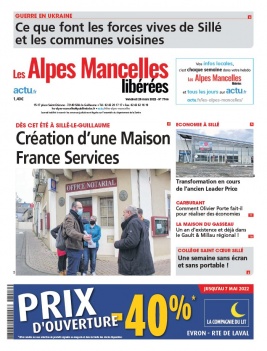 Les Alpes Mancelles N°7766 du 25 mars 2022 à télécharger sur iPad
