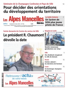 Les Alpes Mancelles N°7742 du 08 octobre 2021 à télécharger sur iPad