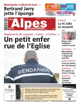 Les Alpes Mancelles N°7686 du 11 septembre 2020 à télécharger sur iPad