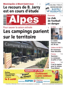Les Alpes Mancelles N°7675 du 26 juin 2020 à télécharger sur iPad