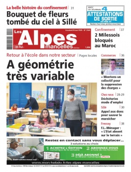 Les Alpes Mancelles N°7668 du 08 mai 2020 à télécharger sur iPad