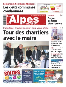 Les Alpes Mancelles N°7652 du 17 janvier 2020 à télécharger sur iPad