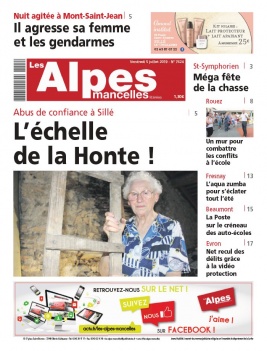 Les Alpes Mancelles N°7624 du 05 juillet 2019 à télécharger sur iPad