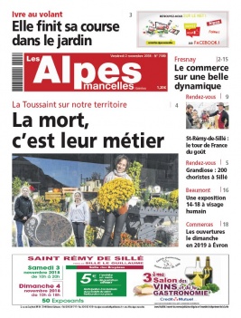 Les Alpes Mancelles N°7589 du 02 novembre 2018 à télécharger sur iPad