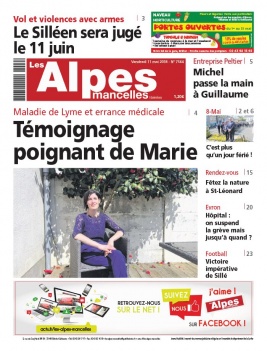 Les Alpes Mancelles N°7564 du 11 mai 2018 à télécharger sur iPad