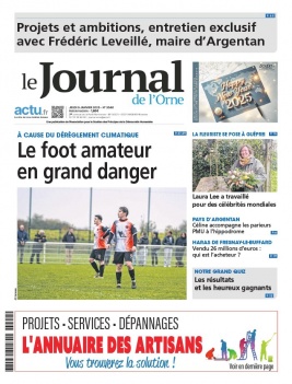 Lisez Le Journal de L'Orne du 09 janvier 2025 sur ePresse.fr