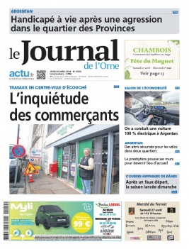 Le Journal de L'Orne N°3503 du 25 avril 2024 à télécharger sur iPad