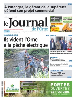 Lisez Le Journal de L'Orne du 29 septembre 2022 sur ePresse.fr