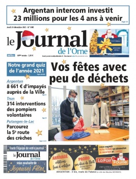 Le Journal de L'Orne N°3381 du 23 décembre 2021 à télécharger sur iPad
