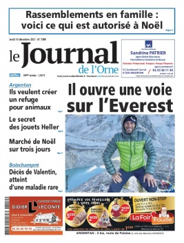 Le Journal de L'Orne N°3380 du 16 décembre 2021 à télécharger sur iPad
