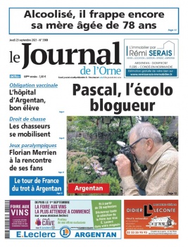 Le Journal de L'Orne N°3368 du 23 septembre 2021 à télécharger sur iPad