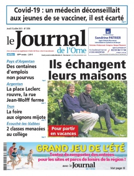 Le Journal de L'Orne N°3358 du 15 juillet 2021 à télécharger sur iPad