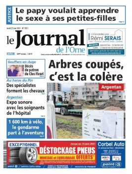 Le Journal de L'Orne N°3351 du 27 mai 2021 à télécharger sur iPad