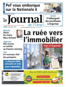 Le Journal de L'Orne N°3347 du 29 avril 2021 à télécharger sur iPad