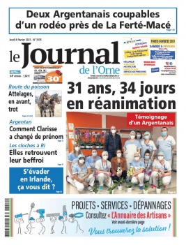 Le Journal de L'Orne N°3335 du 04 février 2021 à télécharger sur iPad