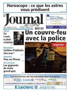 Le Journal de L'Orne N°3331 du 07 janvier 2021 à télécharger sur iPad