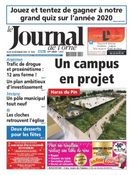 Le Journal de L'Orne N°3329 du 24 décembre 2020 à télécharger sur iPad