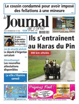 Le Journal de L'Orne N°3326 du 03 décembre 2020 à télécharger sur iPad