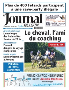 Le Journal de L'Orne N°3308 du 30 juillet 2020 à télécharger sur iPad