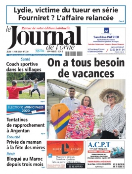 Le Journal de L'Orne N°3301 du 11 juin 2020 à télécharger sur iPad