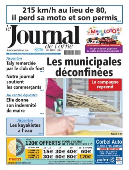 Le Journal de L'Orne N°3299 du 28 mai 2020 à télécharger sur iPad