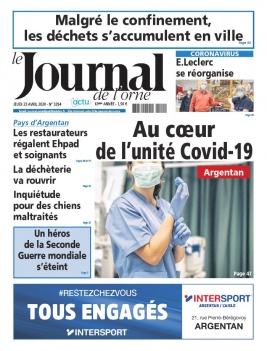 Le Journal de L'Orne N°3294 du 23 avril 2020 à télécharger sur iPad