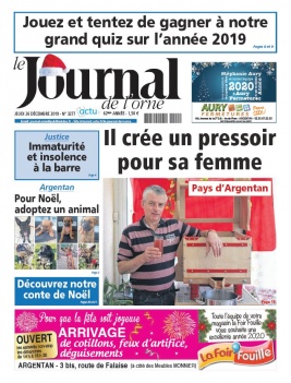 Le Journal de L'Orne N°3277 du 26 décembre 2019 à télécharger sur iPad
