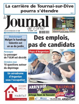 Le Journal de L'Orne N°3268 du 24 octobre 2019 à télécharger sur iPad