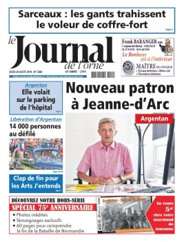 Le Journal de L'Orne N°3260 du 29 août 2019 à télécharger sur iPad