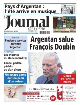 Le Journal de L'Orne N°3250 du 20 juin 2019 à télécharger sur iPad