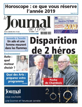Le Journal de L'Orne N°3226 du 03 janvier 2019 à télécharger sur iPad