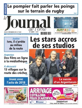 Le Journal de L'Orne N°3225 du 27 décembre 2018 à télécharger sur iPad
