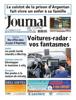 Le Journal de L'Orne N°3217 du 01 novembre 2018 à télécharger sur iPad