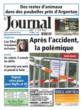 Le Journal de L'Orne N°3215 du 18 octobre 2018 à télécharger sur iPad
