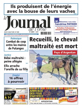 Le Journal de L'Orne N°3200 du 05 juillet 2018 à télécharger sur iPad