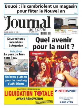 Le Journal de L'Orne N°3195 du 31 mai 2018 à télécharger sur iPad
