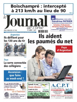 Le Journal de L'Orne N°3192 du 10 mai 2018 à télécharger sur iPad