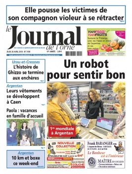 Le Journal de L'Orne N°3190 du 26 avril 2018 à télécharger sur iPad
