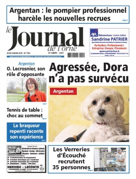 Le Journal de L'Orne N°3183 du 08 mars 2018 à télécharger sur iPad