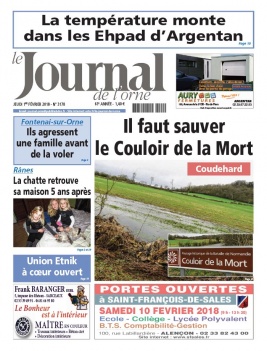 Le Journal de L'Orne N°3178 du 01 février 2018 à télécharger sur iPad