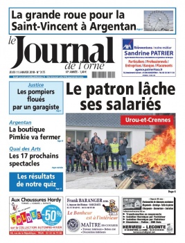 Le Journal de L'Orne N°3175 du 11 janvier 2018 à télécharger sur iPad